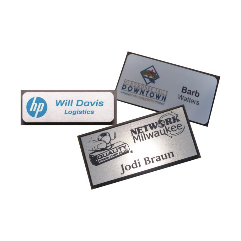 ENGRAVED OR FULL-COLOR NAME BADGES